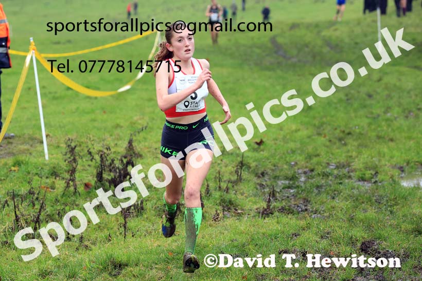 Womens under-17s and under-20s 2023 NECAA Cross Country Relays, Thornley Hall Farm, Peterlee, County Durham. Photo: David T. Hewitson/Sports for All Pics